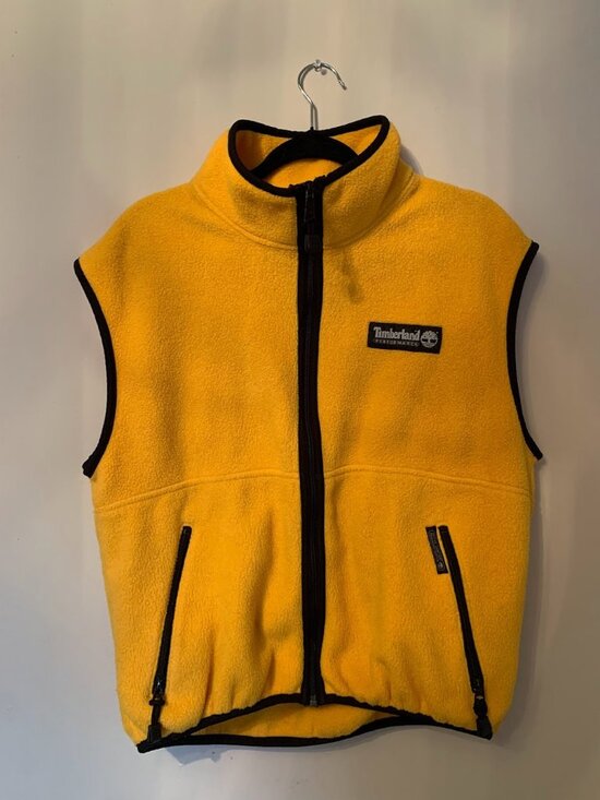 Timberland Jackets & Blazers - Timberland Yellow Fleece Vest